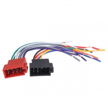 Universal Car Stereo Female ISO Radio Plug Adapter Wiring Cable Stereo Harness