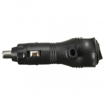 New 12V Male Car Cigarette Lighter Socket Plug Charger Connector LED On Off Switch Black
