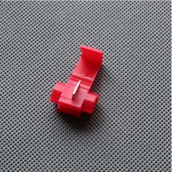50PCS Red Scotch Lock Quick Splice 22-18 AWG Wire Connector Wire Terminals Crimp 801P3