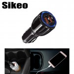 Car Charger Quick Charge 3.0 Charger QC 3.0 5V 9V 12V Dual USB Car Charge Fast Charger Mobile Phone Travel Adapter Car-charge