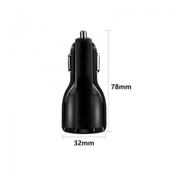 Car Charger Quick Charge 3.0 Charger QC 3.0 5V 9V 12V Dual USB Car Charge Fast Charger Mobile Phone Travel Adapter Car-charge