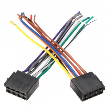 Car Radio Wire Harness Adapter Connector Cable power antenna  Radio Wiring Connector Plug for Auto Car Stereo System Universal
