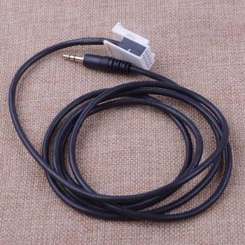 CITALL 12 pin 3.5MM Stereo Car AUX Cable Connector Audio Adapter Fit for Peugeot 307 308 406 407 508 607 3008 Partner RCZ