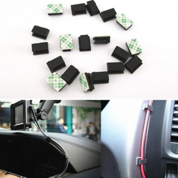 40Pcs Plastic Car SUV GPS Data Cable Light Cord Decorative Cord Fixed Clips Car Accessories