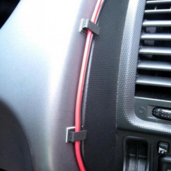 40Pcs Plastic Car SUV GPS Data Cable Light Cord Decorative Cord Fixed Clips Car Accessories