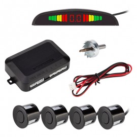 Car LED Parking Sensor With 4 Sensors Reverse Backup Car Parking Radar Monitor Detector System Auto Parktronic Backlight Display