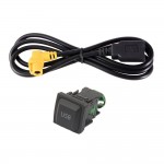 DIY Car USB Adapter Audio USB Cable Switch for VW Volkswagen