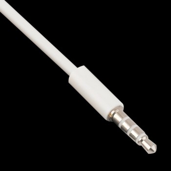 Dewtreetali Male AUX Audio Plug Jack To USB 2.0 Type A Female OTG Cable Adapter Converter Cord Cable Car MP3 1PC White 3.5mm