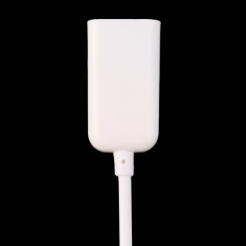 Dewtreetali Male AUX Audio Plug Jack To USB 2.0 Type A Female OTG Cable Adapter Converter Cord Cable Car MP3 1PC White 3.5mm