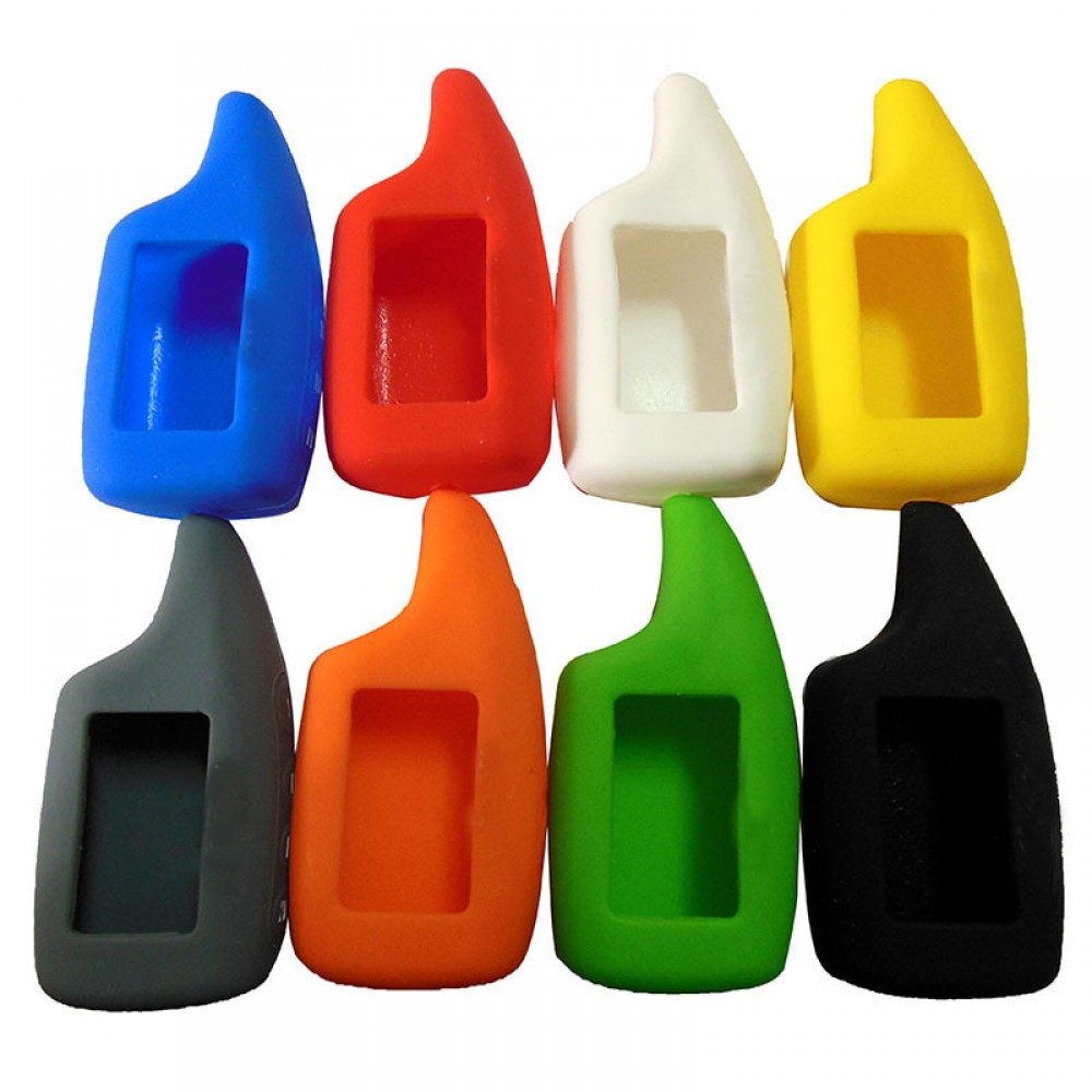 Russia version M5 silicone case for Scher-khan magicar 5 /magicar 6 lcd two way car remote
