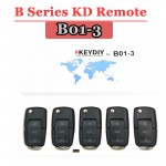 Free shipping (5PCS/LOT)B01 3 Button KD900 Remote Key B Series for  KEYDIY PROGRAMMER URG200/KD900/KD200