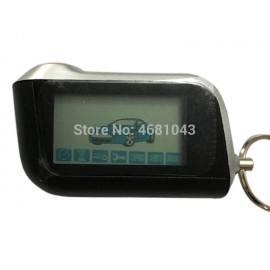 A93 LCD Remote Control Key Fob Chain for Russian version Two Way Car Burglar Alarm System Twage Starline A93