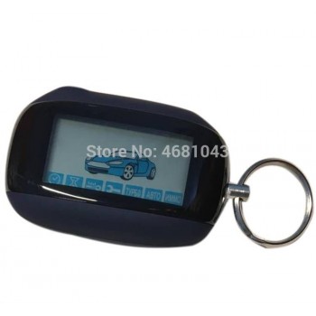 For Russian Version Keychain 2-way Car Alarm System Twage Starline B92 LCD Remote Control Key Fob Chain