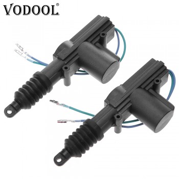 VODOOL 2Pcs 12V Car Door Power Central Lock Motor Kit With 2 Wire Actuator Auto Vehicle Car Remote Central Locking System Motor