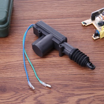 VODOOL 2Pcs 12V Car Door Power Central Lock Motor Kit With 2 Wire Actuator Auto Vehicle Car Remote Central Locking System Motor