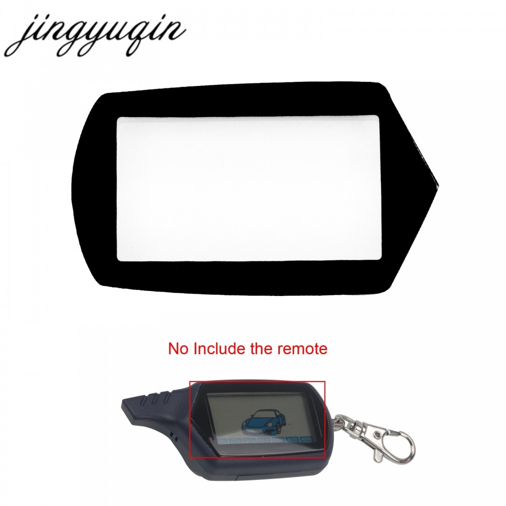 jingyuqin Keychain Glass for Starline B9/A91/B6/A61/B61/B91/V7 2-way LCD Remote Controller Glass+Double Sides Adhesive Tape