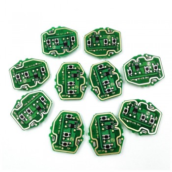 5PCS EWS Remote Control Circuit Board for BMW 3 Button 315/433MHz W/O Key Shell