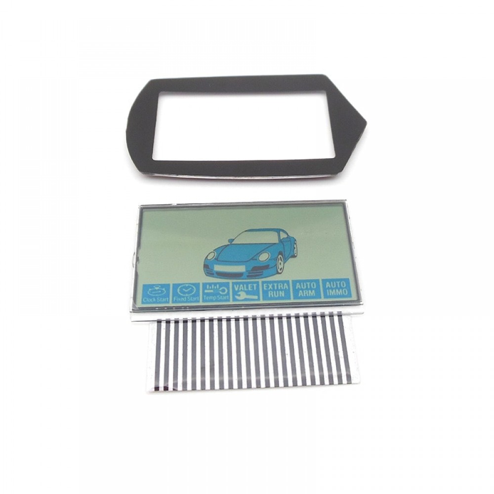 B9 flexible cable B9 LCD display+ LCD keychain Glass for Starline B9 lcd remote controller with Zebra Stripes