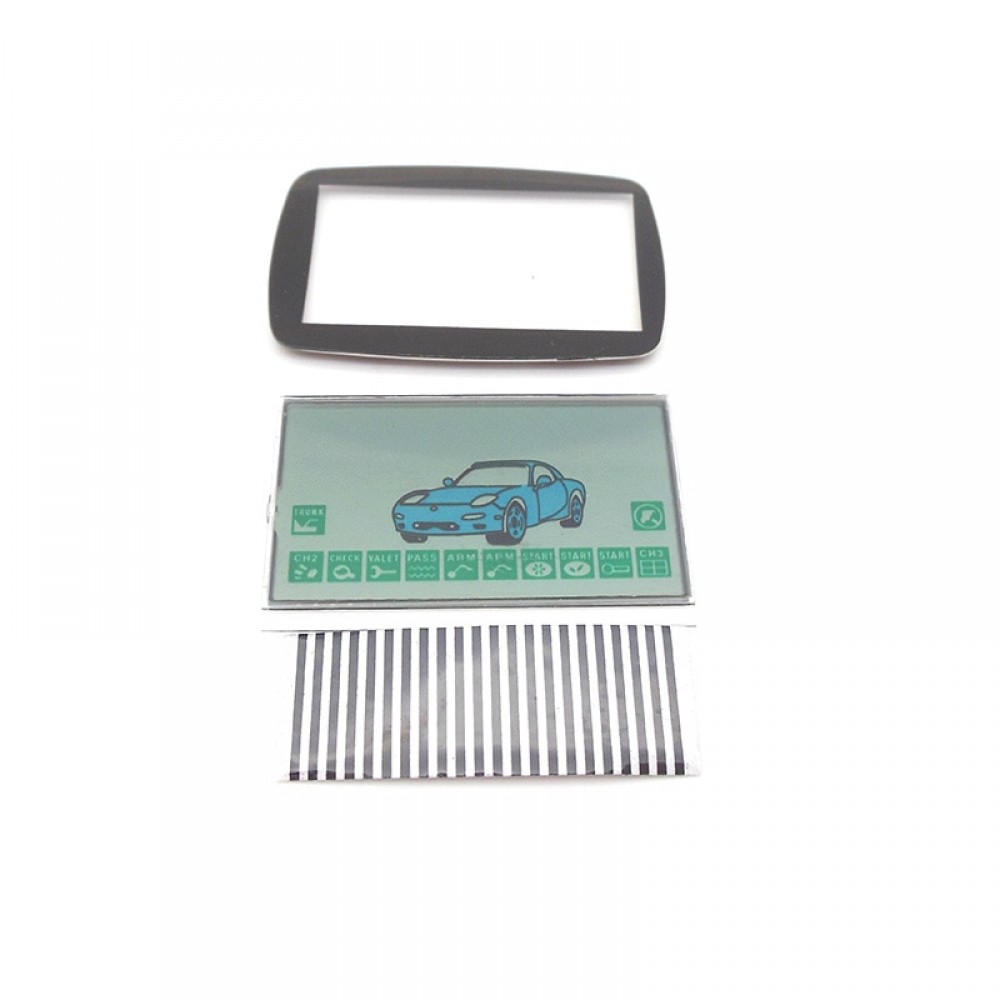 A9 flexible cable A9 LCD display+ LCD keychain Glass for Starline A9 lcd remote controller with Zebra Stripes