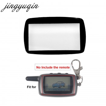 jingyuqin Glass for Starline A6/A9/A8/A4 2-way LCD Remote Controller KeyChain Glass Cover +Double Sides Adhesive Tape