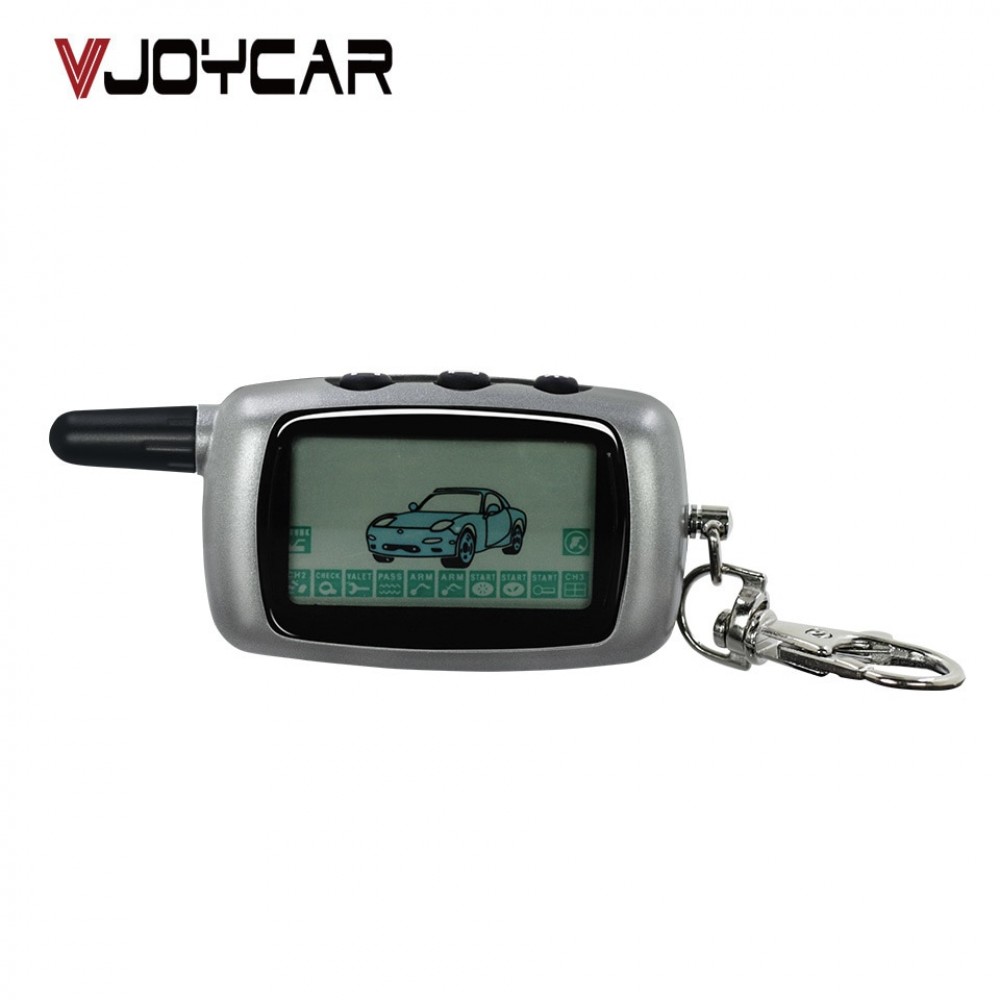 VJOYCAR A9 Keychain Key Fob Chain LCD Remote Controller For Starline A9/A6/A8/ Twage Two-Way Car Alarm Systems