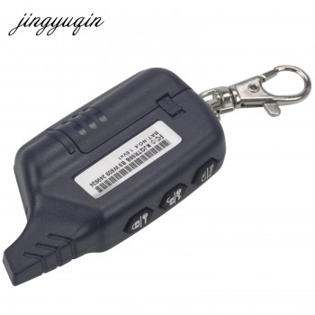 jingyuqin Russian Version for StarLine B9 Twage LCD Remote keychain Fob Car Remote 2-Way Vehicle Alarm System /Ch. Prog. +gift