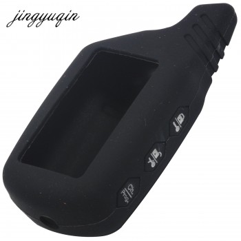 jingyuqin Russian Version for StarLine B9 Twage LCD Remote keychain Fob Car Remote 2-Way Vehicle Alarm System /Ch. Prog. +gift