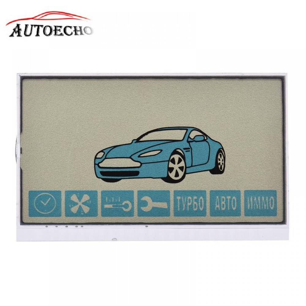 A91 Keychain Screen Car Alarm System Remote Control HD Display 2 Way Car Alarm Remote Control Accessories For Twage Starline A91