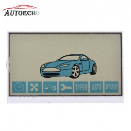 A91 Keychain Screen Car Alarm System Remote Control HD Display 2 Way Car Alarm Remote Control Accessories For Twage Starline A91