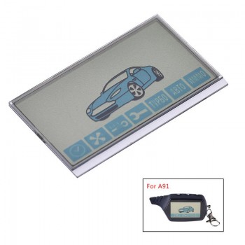 A91 Keychain Screen Car Alarm System Remote Control HD Display 2 Way Car Alarm Remote Control Accessories For Twage Starline A91