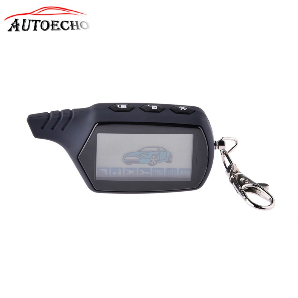 2-way A61 LCD Remote Controller Key Fob For StarLine A61 Two Way Car Alarm System Russian Alarm Auto-start