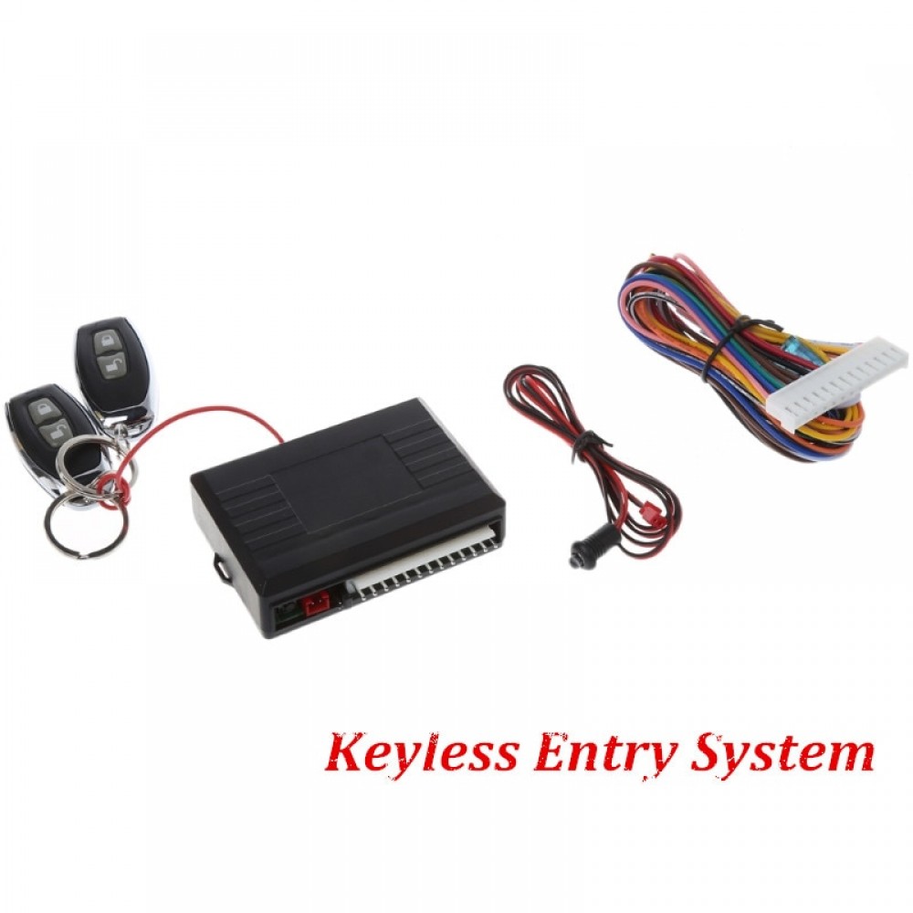 Universal Keyless Entry System Car Alarm Systems Device Auto Remote Control Kit Door Lock Vehicle Central Locking And Unlock New