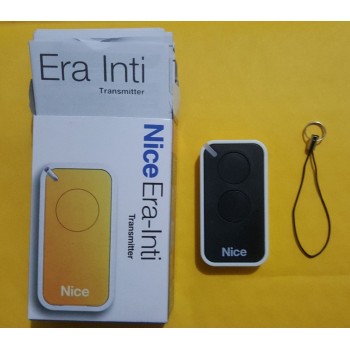 NICE ERA INTI 2 Button Remote (Black Color) Garage Door / Gate Remote 433.92MHz Rolling Code Remote Control Garage Gate Openers