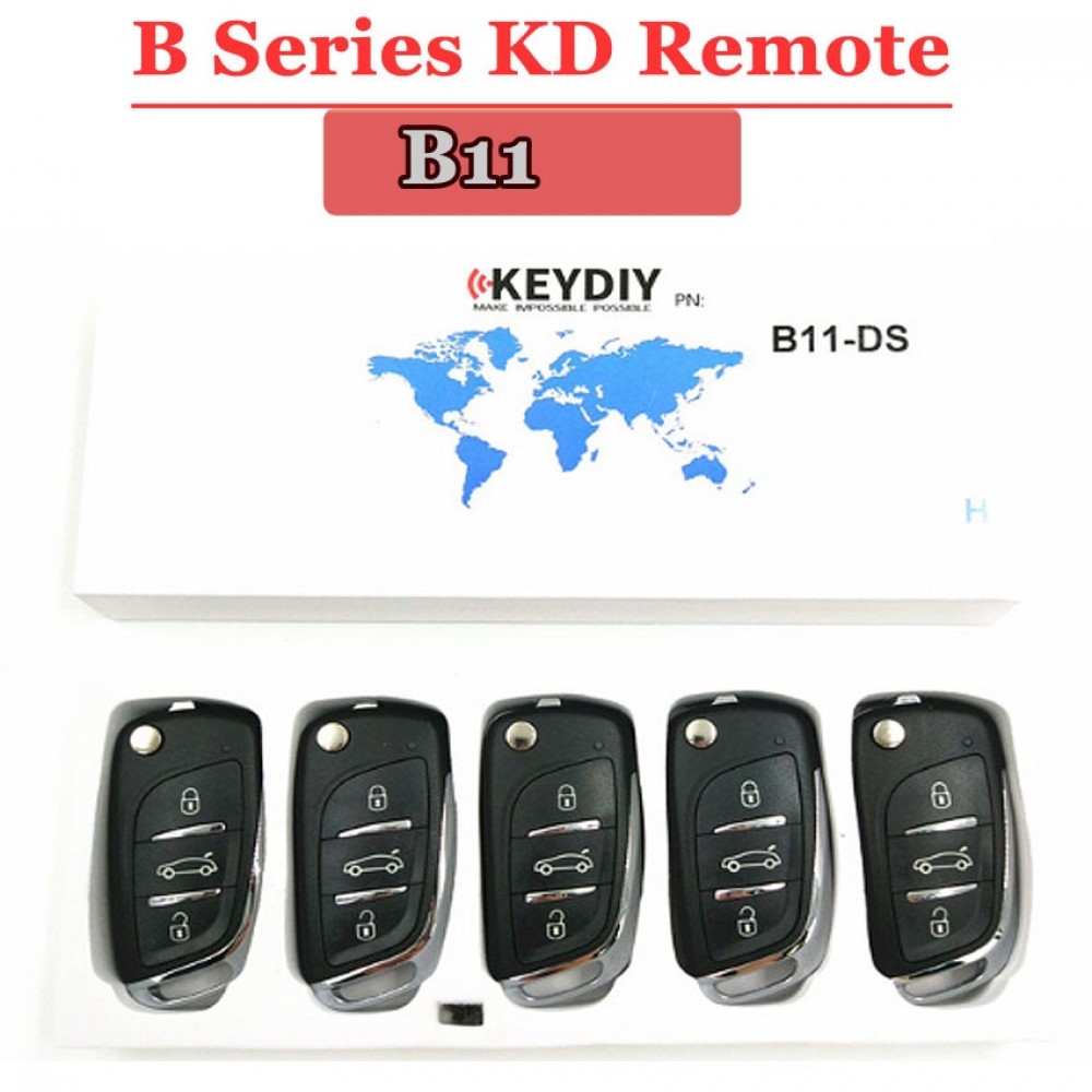 Free shipping  (5PCS/LOT) KD900 Remote  Key B11 3 Button Remote Key B Series for URG200/KD900/KD200