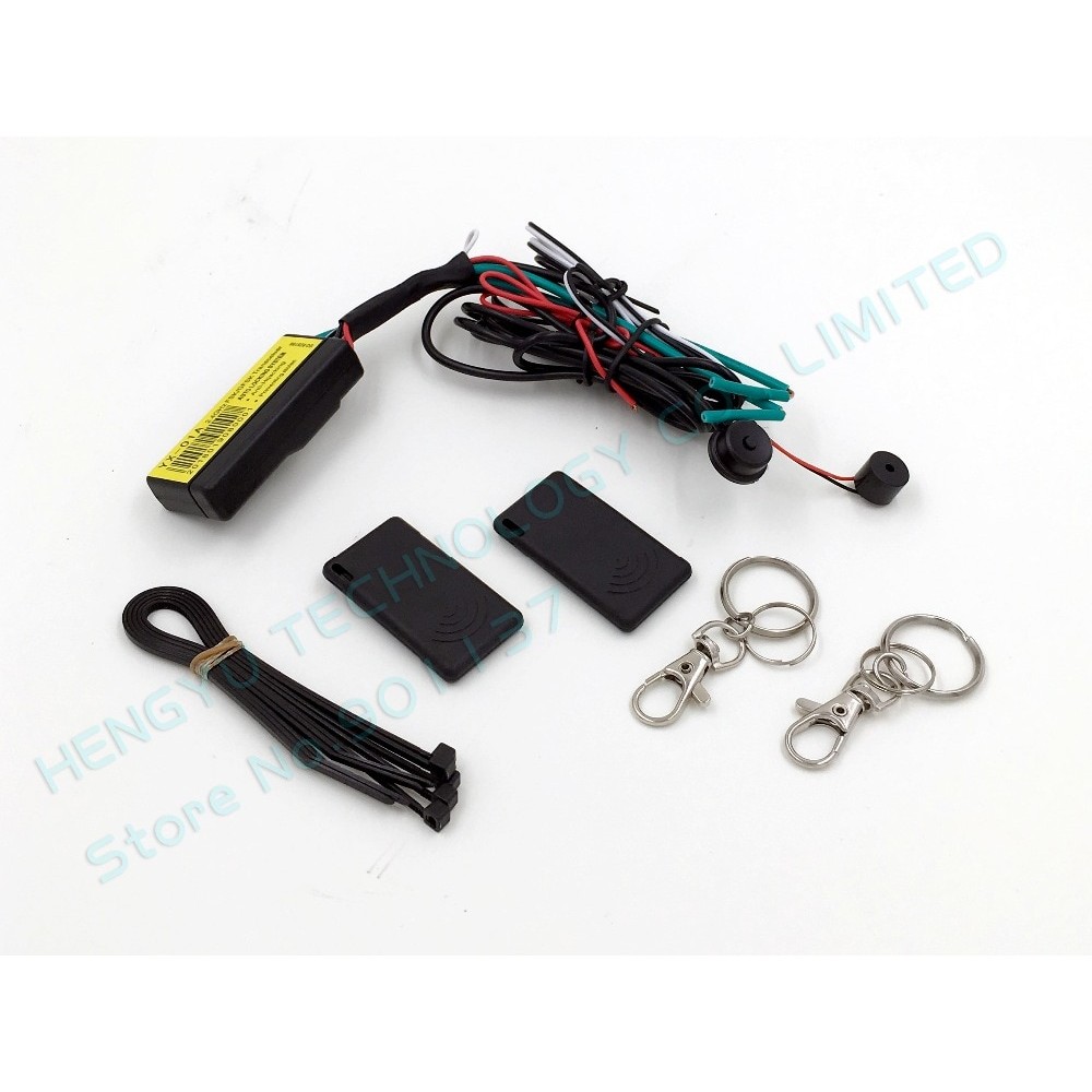 RFID 2.4 GHZ car immobilizer system put remote in pocket auto lock unlock engine intelligent anti-hijacking circuit cut off EL-1