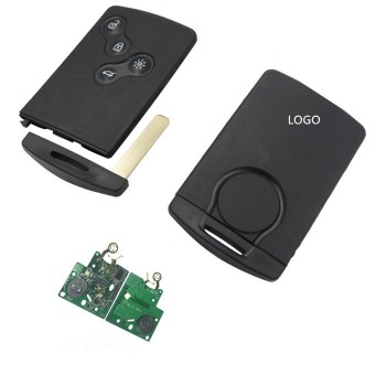 HXLIWLQLUCKY  4 button keyless Remote smart key 433mhz hitag AES 7953 chip for renault Clio 4 key after 2013 key free shipping