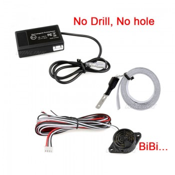 2015 Electromagnetic Parking Sensor,No drill No hole Car Reverse Backup Radar Sensors Parking System + Big Antenna Free shipping