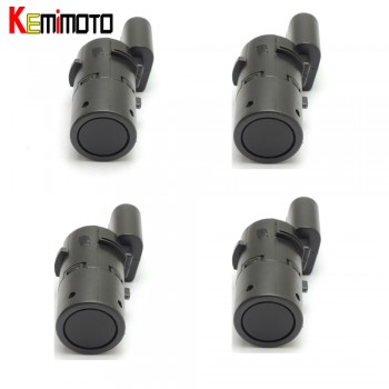 KEMiMOTO 4 Pieces 7H0919275E PDC Parking Sensor for Audi A6 4B, C5 4F2, C6 4FH,C6 4F5 Parking Sensor A6 C6 7H0919275E,7H0919275B