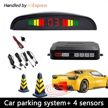 5 colors Sensor Kit Car Auto LED Display 4 Sensors For All Cars Reverse Assistance Backup Radar Monitor Parking System