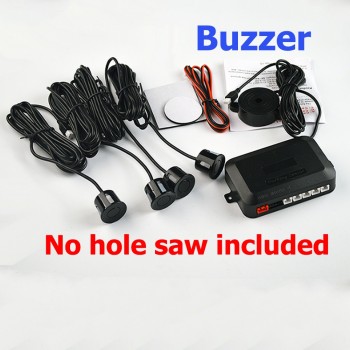 Viecar 4Sensors LED Display/LCD Display/Buzzer 22mm Car Parking Sensor Kit  Reverse Backup Car Parking Radar Monitor No Hole Saw