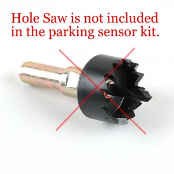 Viecar 4Sensors LED Display/LCD Display/Buzzer 22mm Car Parking Sensor Kit  Reverse Backup Car Parking Radar Monitor No Hole Saw