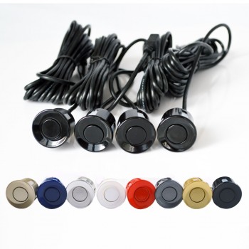 SINOVCLE Car LED Parking Sensor Kit 4 Sensors 22mm Backlight Display Reverse Backup Radar Monitor System 12V 8 Colors