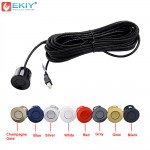 EKIY Car Parking Sensor Black Red Blue Silver Gold White Gray Champagne Gold Color for 22mm Sensor Kit Monitor Reverse System