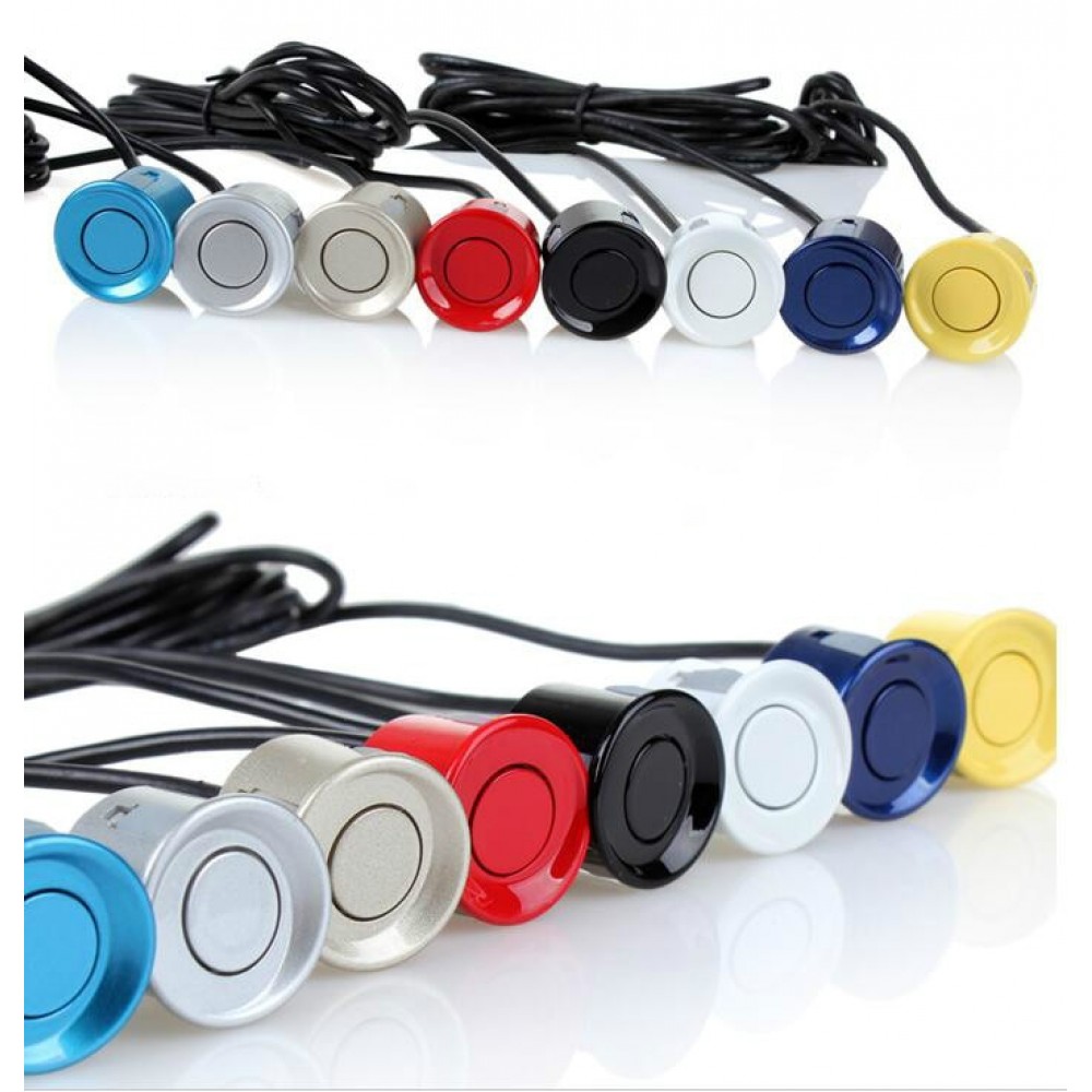 22mm Sensor Black Red Blue Silver Gold White Gray Champagne Gold Color for Car Parking Sensor Kit Monitor Reverse System