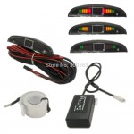 Arrival LED Electromagnetic parking sensor,with 3 colors LED screen,built in buzzer alarm,no holed no drilled