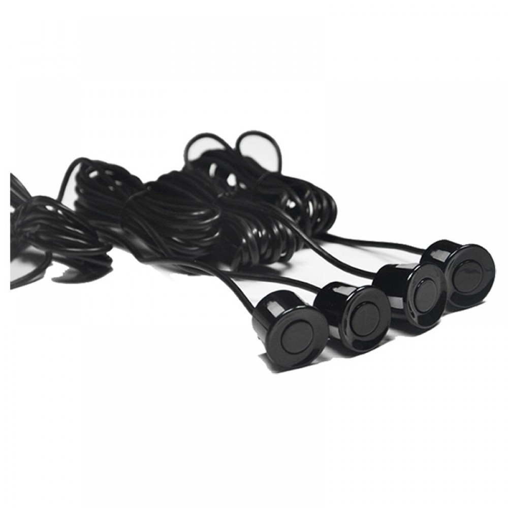 4pcs/set Sensors Buzzer No Drill Hole Saw 22mm Car Parking Sensor Kit Reverse Radar Sound Alert Indicator System