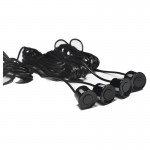 4pcs/set Sensors Buzzer No Drill Hole Saw 22mm Car Parking Sensor Kit Reverse Radar Sound Alert Indicator System
