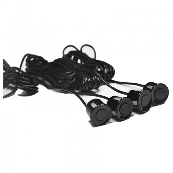 4pcs/set Sensors Buzzer No Drill Hole Saw 22mm Car Parking Sensor Kit Reverse Radar Sound Alert Indicator System