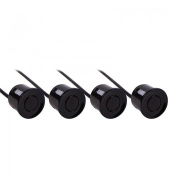 4pcs/set Sensors Buzzer No Drill Hole Saw 22mm Car Parking Sensor Kit Reverse Radar Sound Alert Indicator System