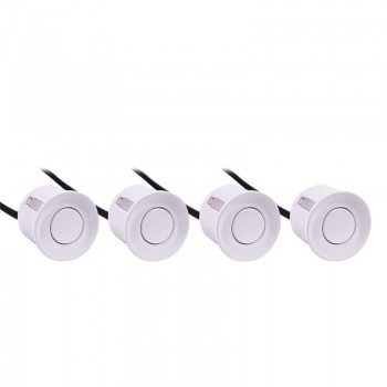 4pcs/set Sensors Buzzer No Drill Hole Saw 22mm Car Parking Sensor Kit Reverse Radar Sound Alert Indicator System